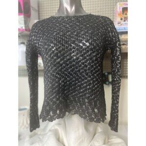 Velvet Graham & Spencer Women’s‎ Sweater Wool Blend Small Black